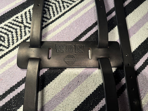 Leather blanket harness